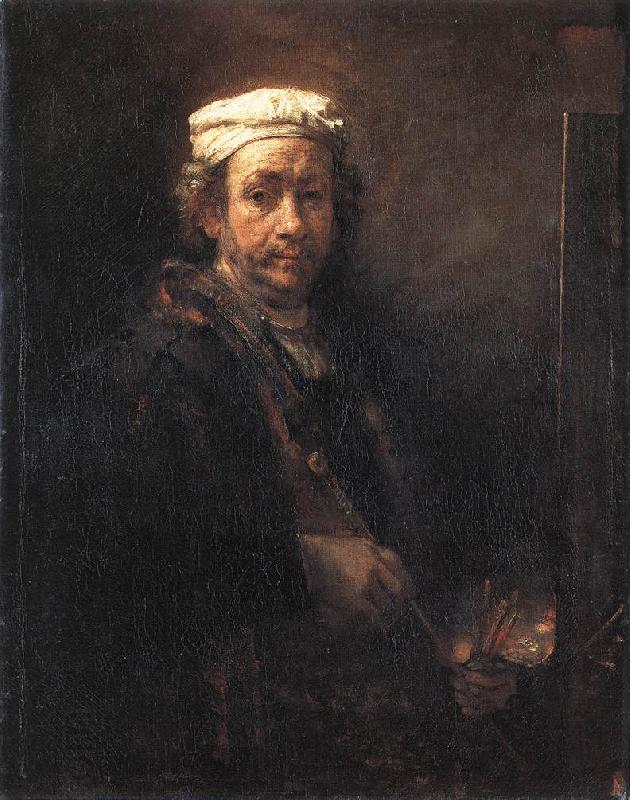 REMBRANDT Harmenszoon van Rijn Portrait of the Artist at His Easel gu China oil painting art